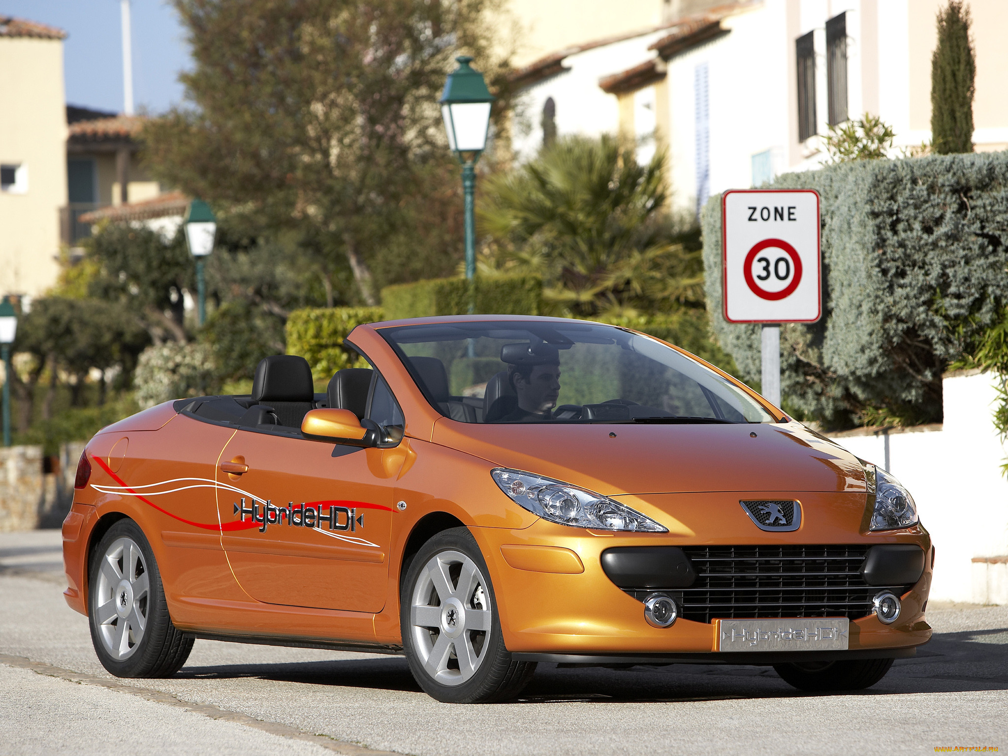 , peugeot, 2006, concept, hdi, hybride, cc, 307